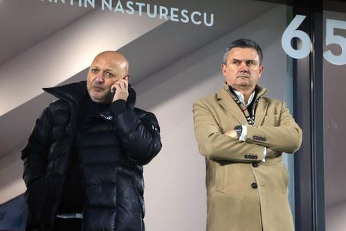 Cristi Balaj și Gheorghe „Corsicanu” Răducan sunt mai mereu alături la meciurile Rapidului