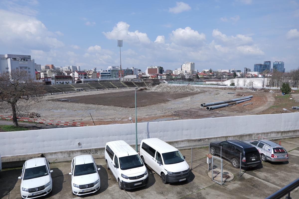 Lucrări blocate la stadionul Dinamo! Imagini cu sectorul care nu poate fi dărâmat, după intervenția ANAF » Ce zice șeful CS Dinamo