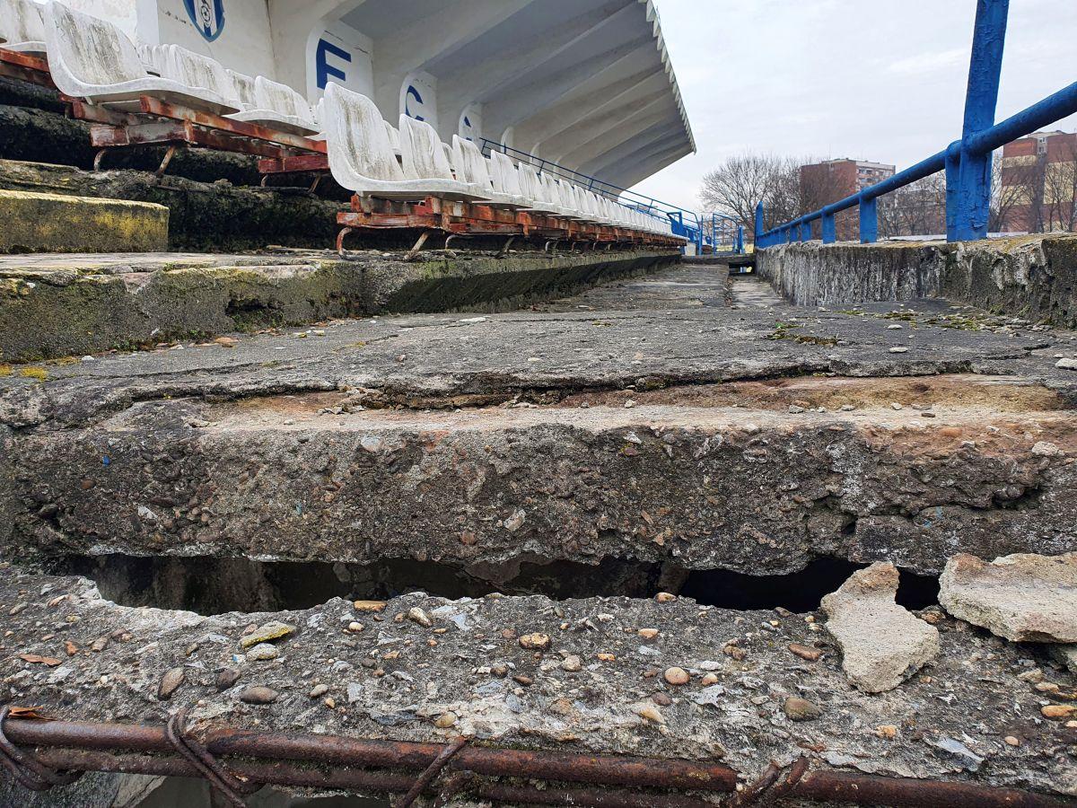 Un stadion emblematic din România a ajuns în paragină! Proiect pentru o arenă nouă + fanii strâng bani pentru brandul legendar