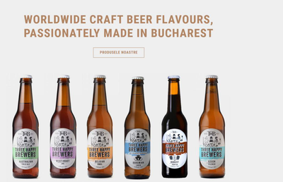 Descoperă aromele unei beri artizanale făcute cu drag și spor: Three Happy Brewers!
