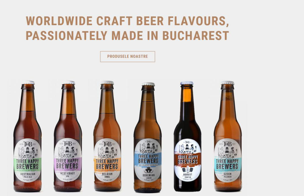 Descoperă aromele unei beri artizanale făcute cu drag și spor: Three Happy Brewers!