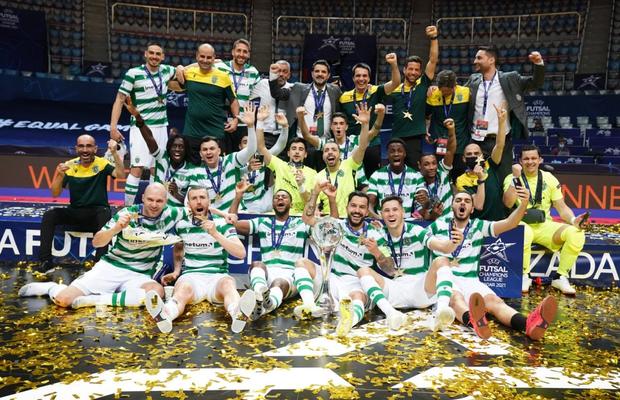 Sporting este campioana Europei la futsal! Victorie dramatică în finala Ligii, cu Barcelona