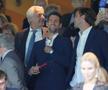 María Isabel Nadal, sora lui Rafael Nadal, Sebastian Nadal, tatăl lui Rafa, Carlos Alcaraz și Novak Djokovic au urmărit împreună meciul de pe „Bernabeu” / Sursă foto: Guliver/Getty Images