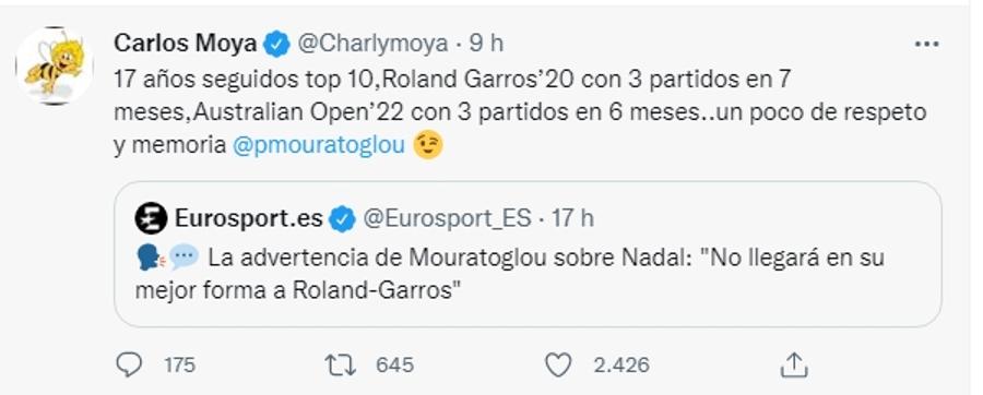 Contre între Mouratoglou și antrenorul lui Nadal: „Nu va fi în formă” vs. „Adu-ți aminte cine e”
