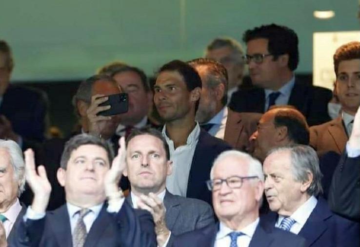 Rafael Nadal, prezent la Real Madrid - Manchester City  / Sursă foto: Marca