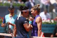 Surprinsă de camere » Ce i-a spus Simona Halep lui Ons Jabeur la fileu, imediat după finalul meciului