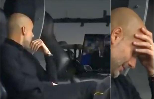 Imaginile serii cu Guardiola NU s-au văzut la TV » Incredibil ce urmărea pe monitor, după șocul de pe „Bernabeu”