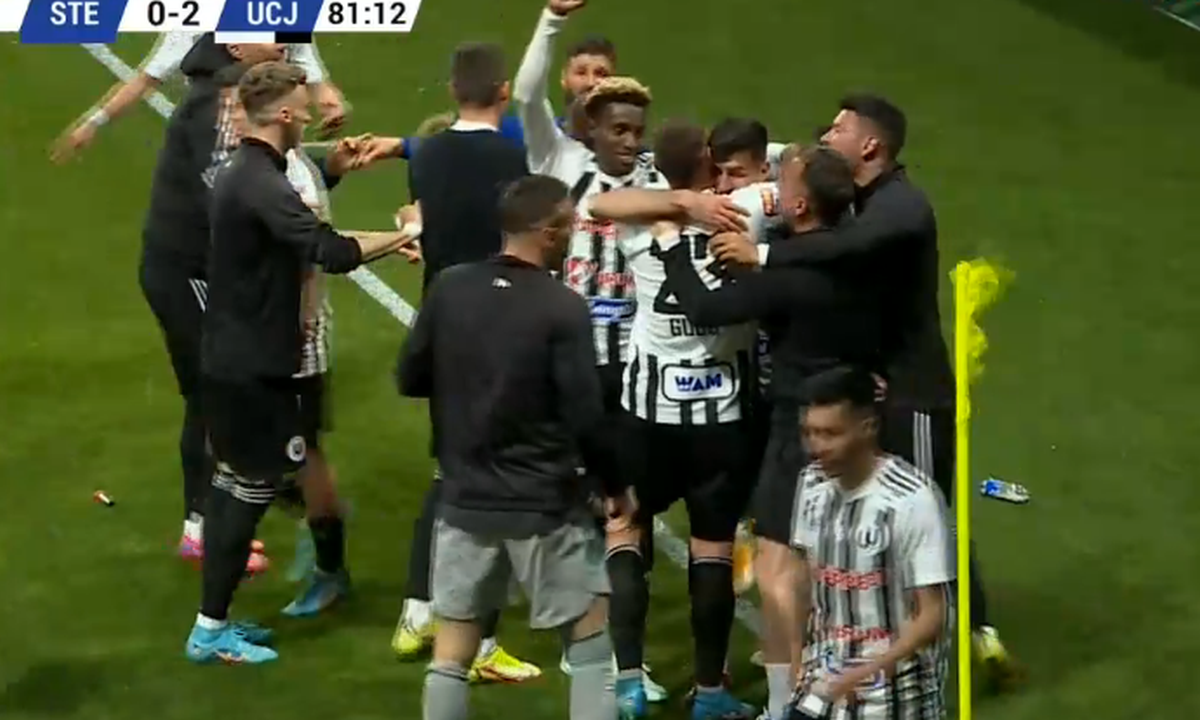Cel mai încins moment din CSA Steaua - U Cluj