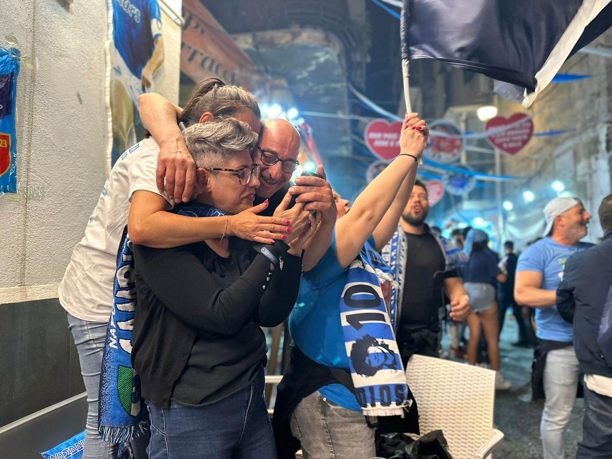 Bucurie Napoli după câștigarea titlului