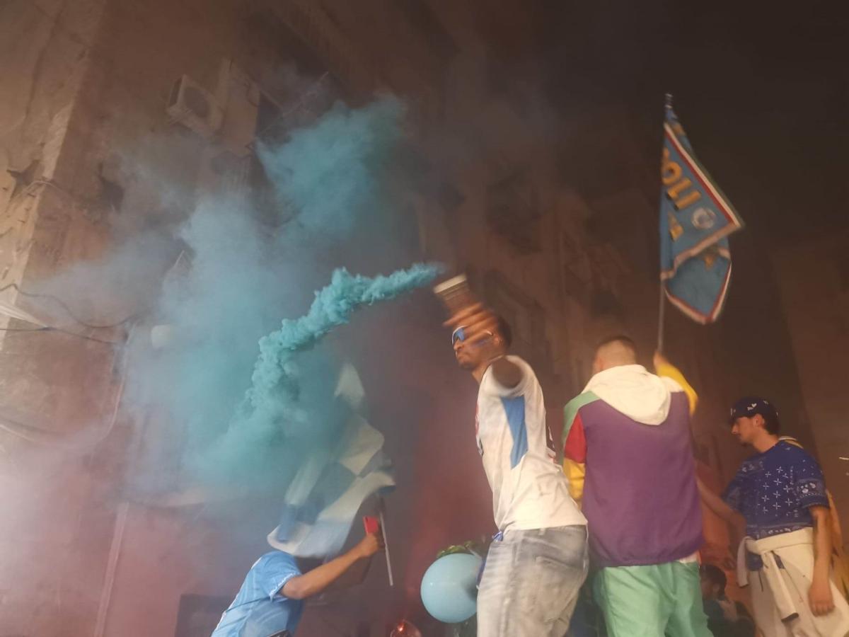 Bucurie Napoli după câștigarea titlului