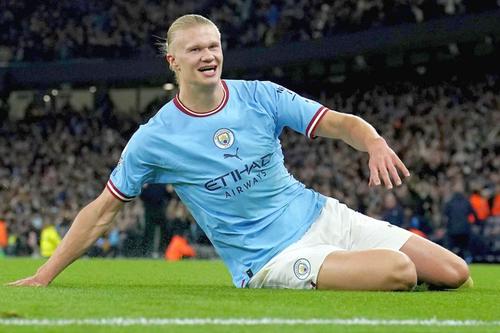 Erling Haaland a marcat al 35-lea său gol în Premier League. Foto: Imago Images