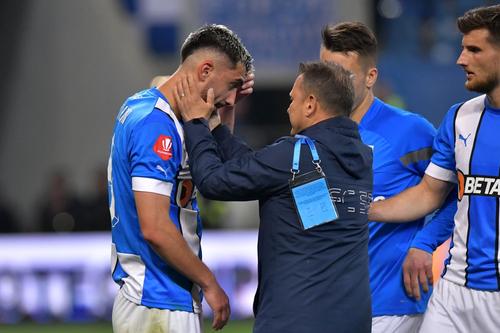 Neubert a fost primul om de la FCSB care l-a consolat pe Ivan, după ratarea penalty-ului din Craiova - FCSB 1-2