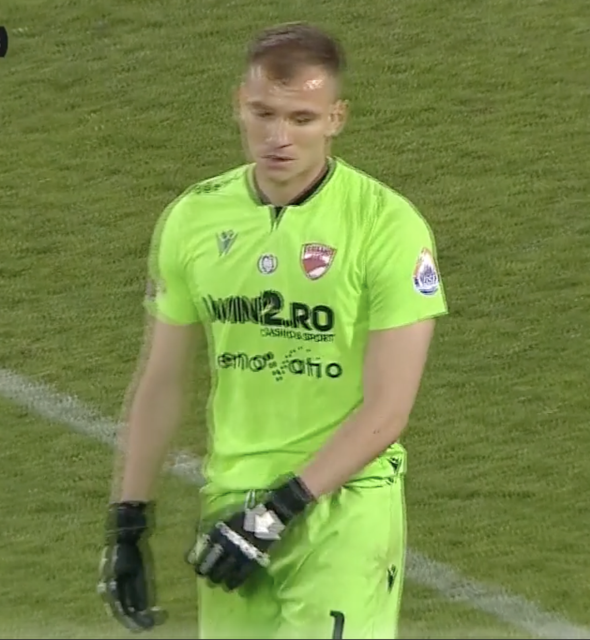 Gafa lui Golubovic în U Cluj - Dinamo