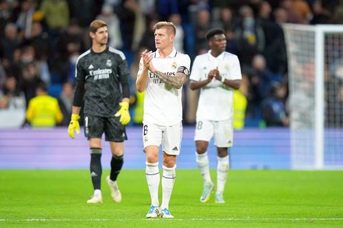 Real Madrid va primi astăzi vizita celor de la Cadiz, cu Thibaut Courtois titular // foto: Guliver/gettyimages