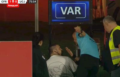 Motivul incredibil pentru care s-a defectat sistemul VAR la CFR Cluj - U Cluj » FRF a dat explicațiile: „Incidentul a compromis conexiunea”