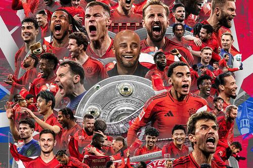 Bayern Munchen este campioana Germaniei // foto: X @ Bayern