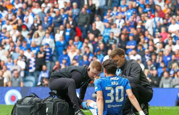 L-a accidentat pe Ianis Hagi în Rangers - Celtic și ia totul în derâdere: „Românul m-a lovit pe mine”