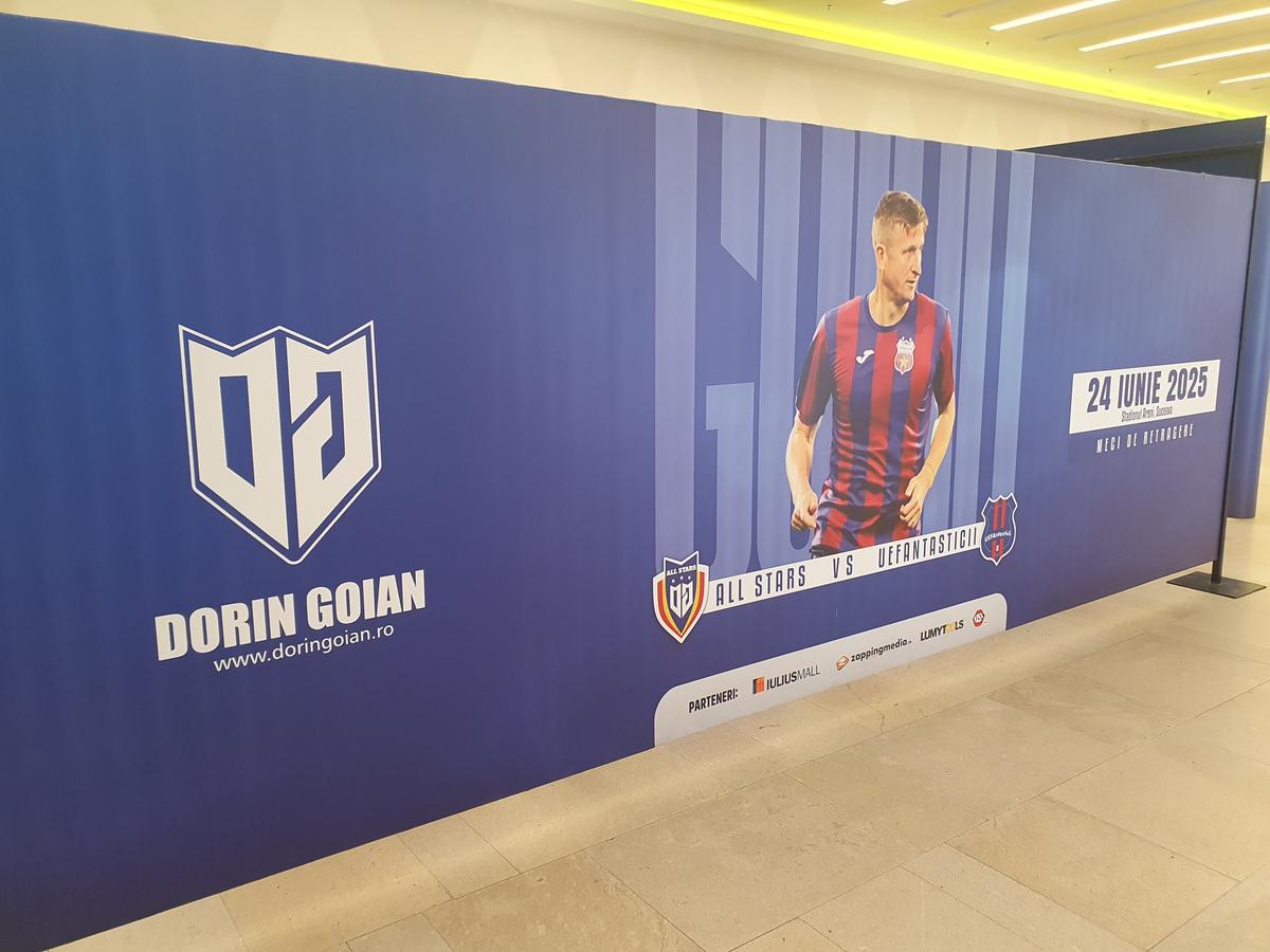 Tricouri celebre meci retragere Goian Suceava