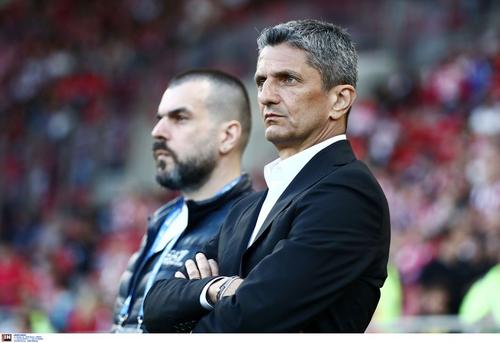 Răzvan Lucescu, în Olympiakos - PAOK, foto: sportal.gr