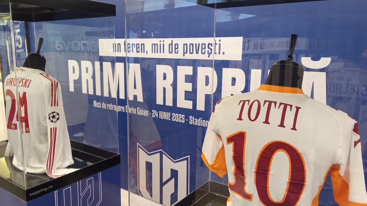 Tricouri celebre meci retragere Goian Suceava