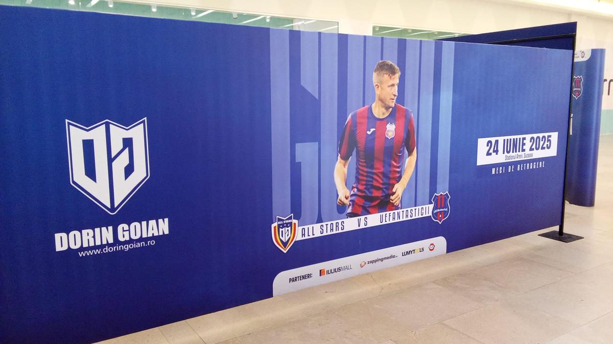 Tricouri celebre meci retragere Goian Suceava