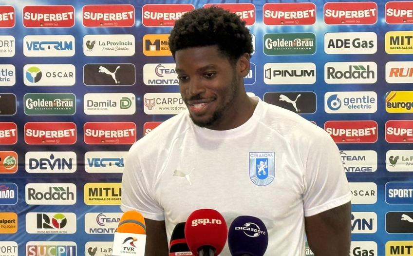 Steven Nsimba i-a ironizat pe jucătorii lui Dinamo cu zâmbetul pe buze: „Pot să plângă cât vor”