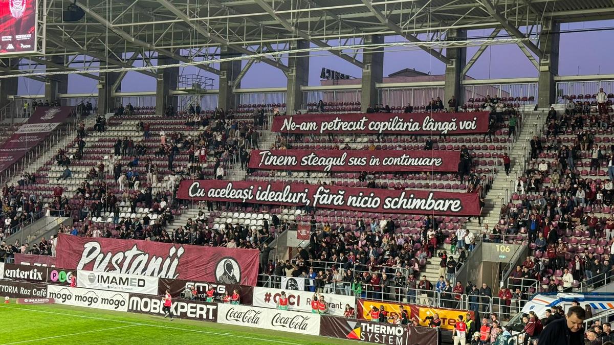 Rapid - CFR Cluj, imagini înaintea partidei din Giulești