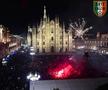 Imagini din Piazza Duomo, după ce Inter a câștigat titlul // foto: X