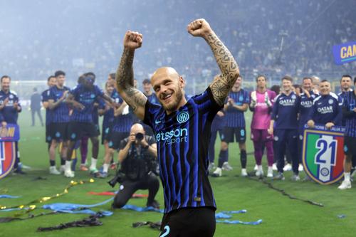 Federico Dimarco, campion în Italia cu Inter / foto: imago images