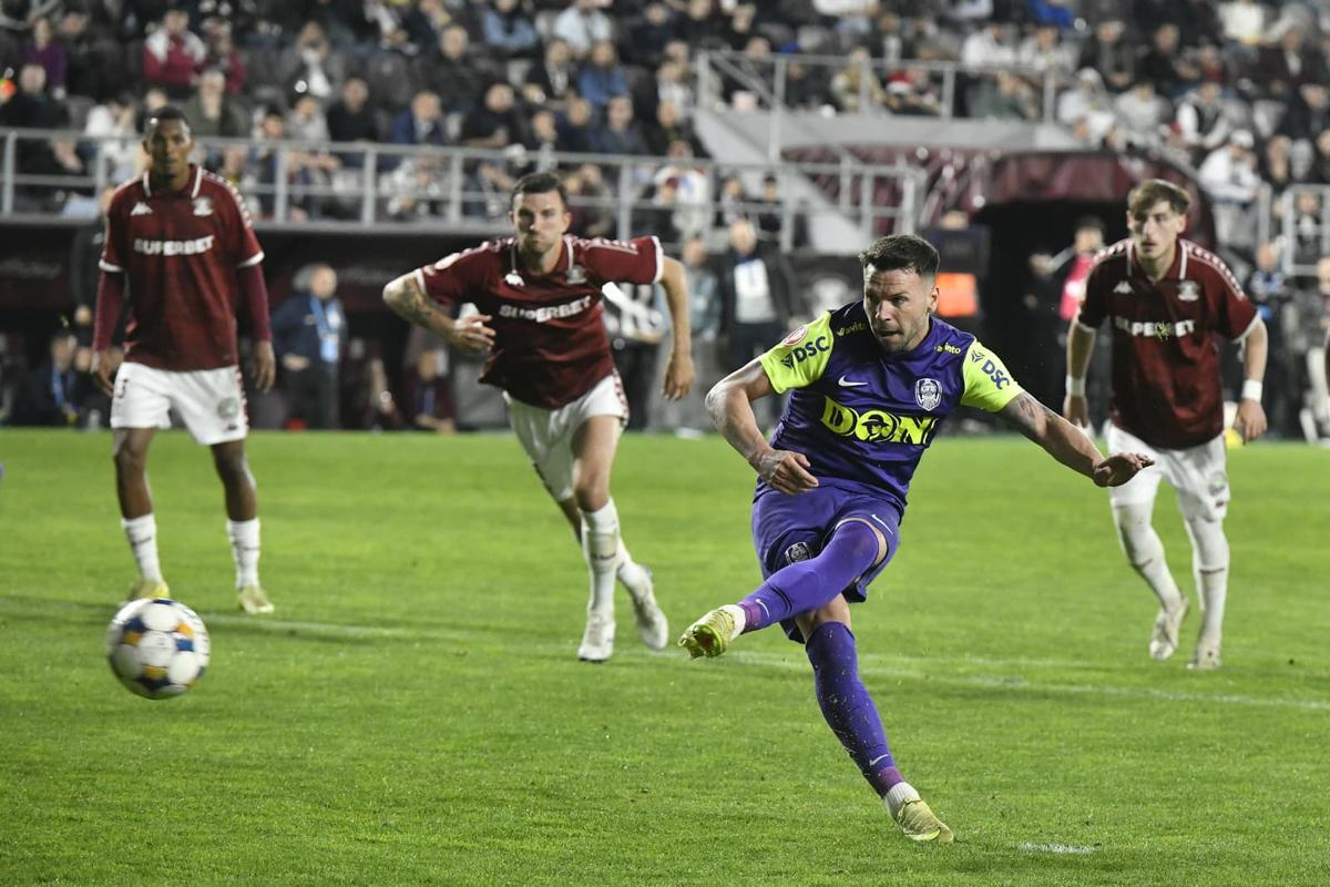 Rapid - CFR Cluj, în etapa 7 din play-off