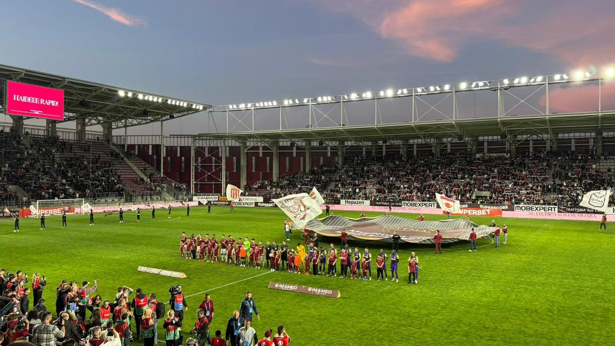Rapid - CFR Cluj, imagini înaintea partidei din Giulești