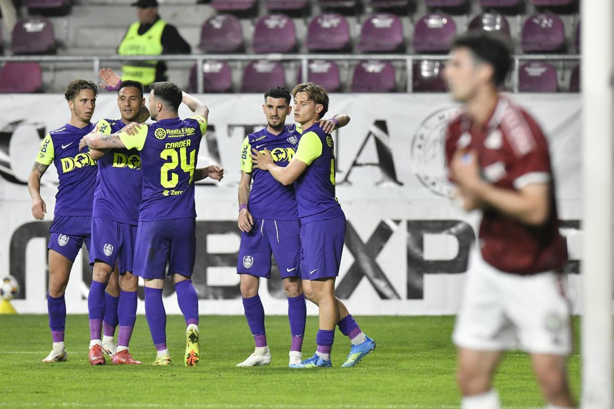 Rapid - CFR Cluj, în etapa 7 din play-off