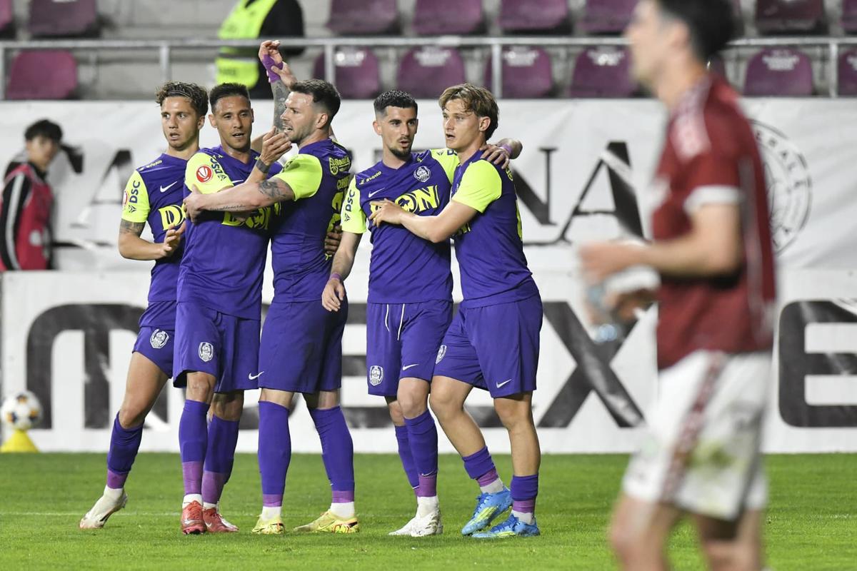 Rapid - CFR Cluj, în etapa 7 din play-off