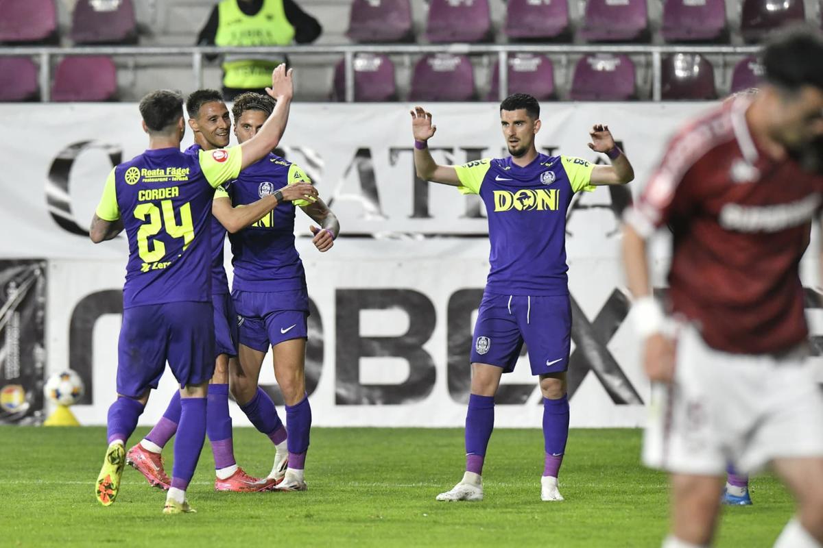 Rapid - CFR Cluj, în etapa 7 din play-off