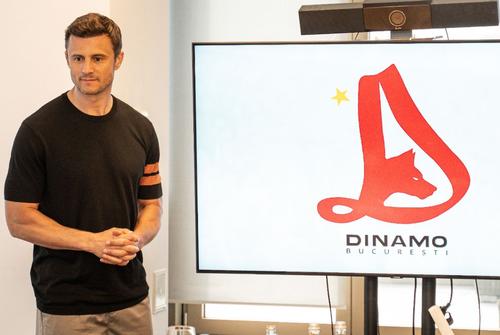 Andrei Nicolescu a prezentat noua siglă a lui Dinamo luni, 4 mai