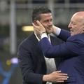 Cristi Chivu, alături de Giuseppe Marotta, după ce Inter a câștigat titlul în Italia // foto: Imago