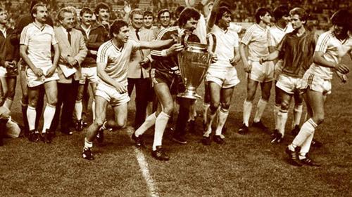 O imagine deja celebră, cu Steaua, regina Europei în 1986