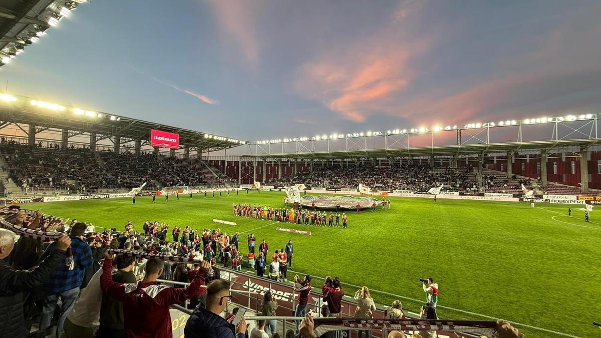 Rapid - CFR Cluj, imagini înaintea partidei din Giulești