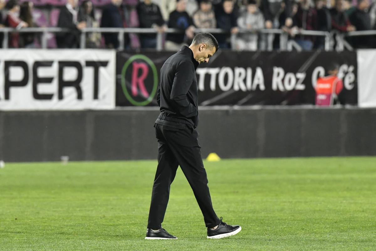 Imagini de la finalul meciului Rapid - CFR Cluj