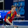 Iulian Chiriță în acțiune la CM de la Londra FOTO ITTF