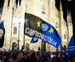 Imagini din Piazza Duomo, după ce Inter a câștigat titlul // foto: X