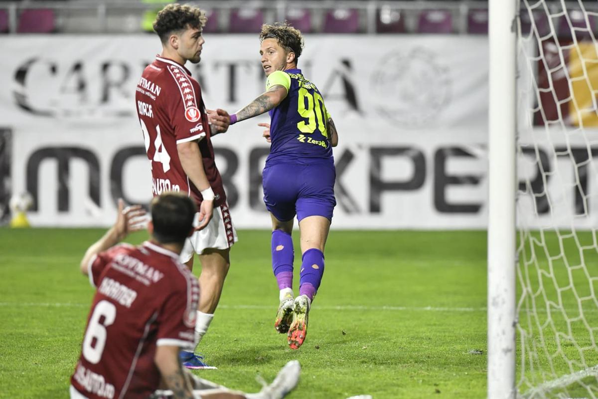 Rapid - CFR Cluj, în etapa 7 din play-off