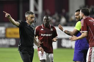 Penalty cu semne de întrebare în Rapid - CFR Cluj: fază discutată intens în Giulești