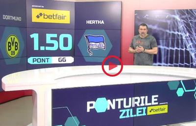 PONTURILE ZILEI: Bilet cu 3 cote pentru acest week-end