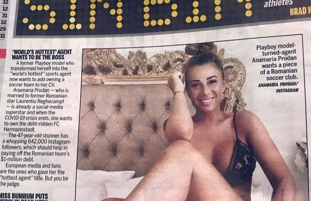FOTO Anamaria Prodan a trecut Oceanul: ce ziar i-a dedicat o pagină și ce au scris francezii de la L'Equipe