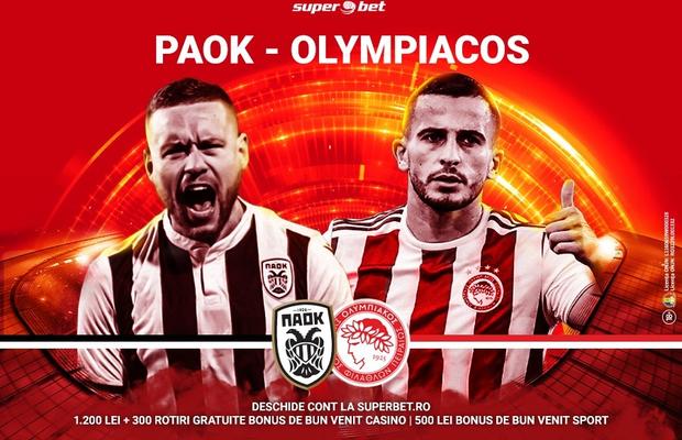 SuperMeci în Super League! Avem derby-ul PAOK – Olympiacos