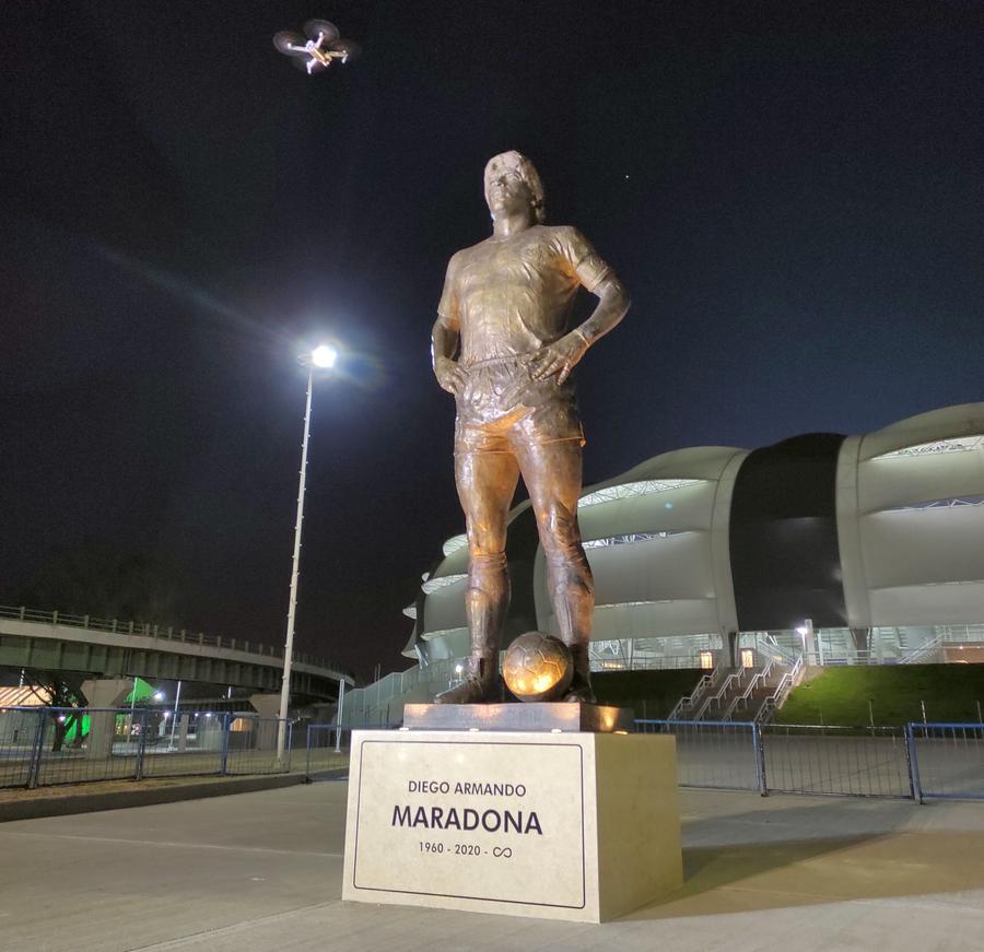 Statuie pentru Maradona la primul meci al Argentinei după moartea legendei » Messi a fost prezent!