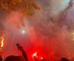 Fanii dinamoviști i-au așteptat noaptea pe jucători la stadionul Dinamo