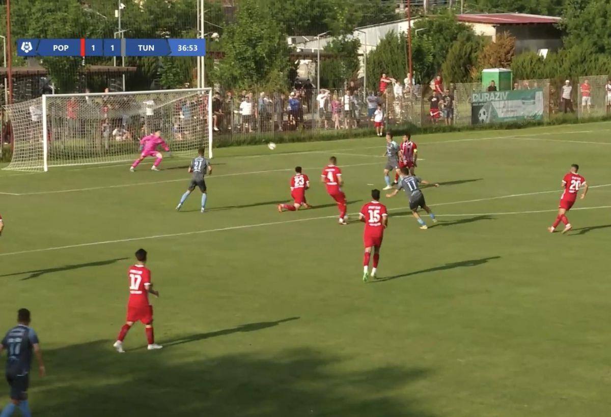 Popești Leordeni - CS Tunari // Golul de 1-1 reușit de Claudiu Herea