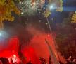 Fanii dinamoviști i-au așteptat noaptea pe jucători la stadionul Dinamo